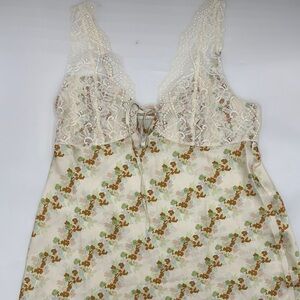 Free People Countryside Mini Nightgown in Ivory Combo